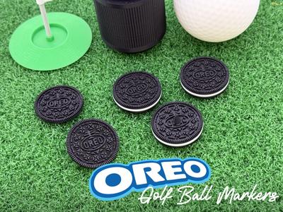Oreo Cookie (Biscuit) Golf Ball Markers