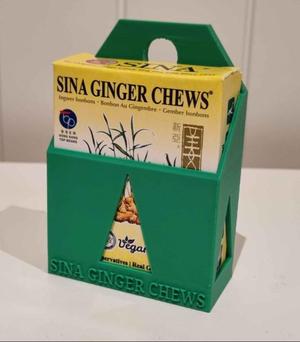 Sina Ginger Chews candy carrying case