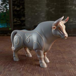 Taurus Zodiac Art Bull