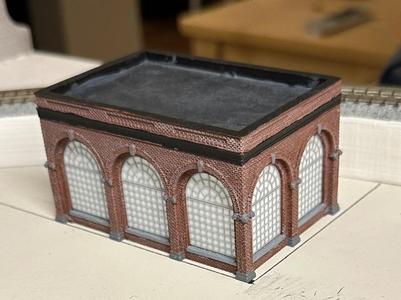 N Scale Utility Substation   