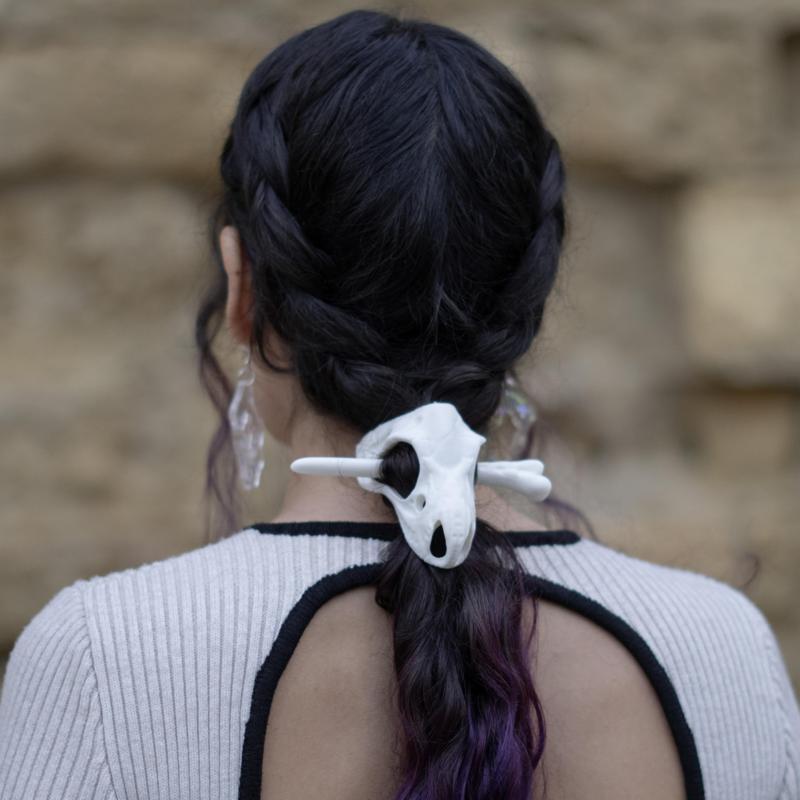 DINOSAUR SKULL HAIRPIN