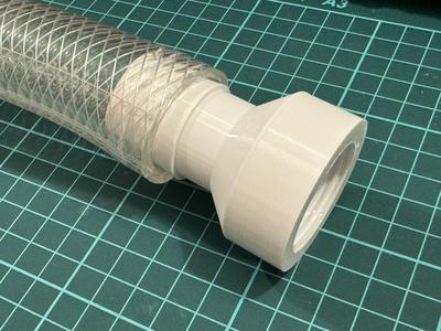 Pipe wrench on a 29mm pipe - G1 threaded insert