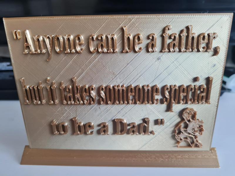 Father and Son Father’s Day Plaque