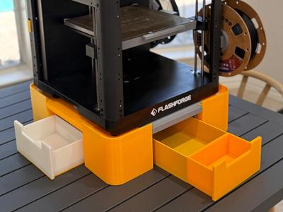 AD5X Riser, Drawers and Poop Chute