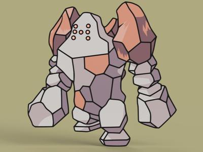 Regirock Wall Art