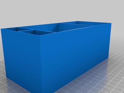 Counter/dice/token organizer for printed fat pack