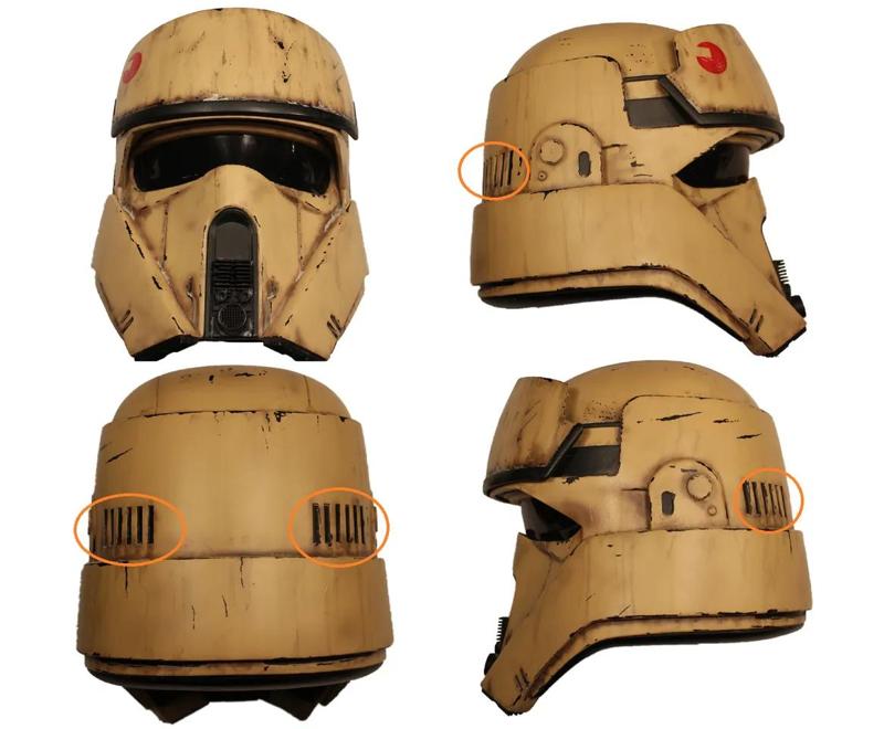 Rear Vent Cover for Sean Fields MK5 Star Wars Shoretrooper Helmet   