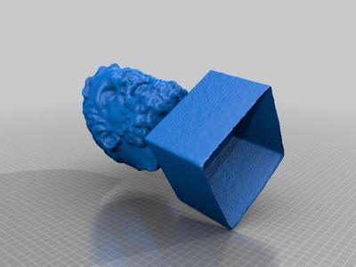 Head of Aslepius, Print and Scan
