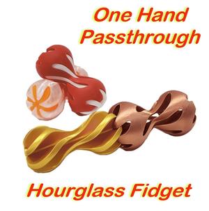 One Handed Hourglass Passthrough Fidget!