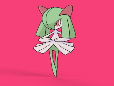 Kirlia Wall Art
