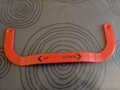 Ender 3 MAX handle with UP & DOWN directions