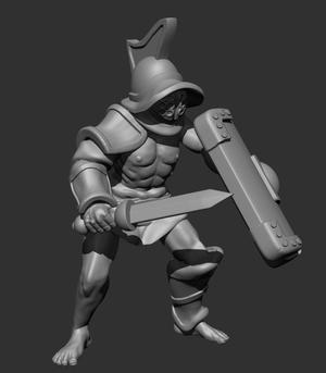 Gladiator Male, 28mm Supported !FREE!