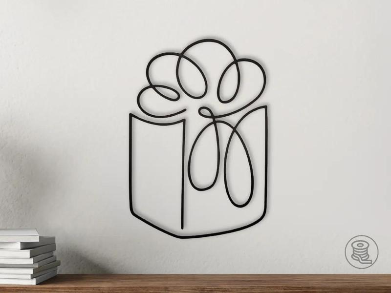 Christmas Present Wall Art   