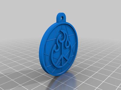 DylanBurns logo 3D keychain