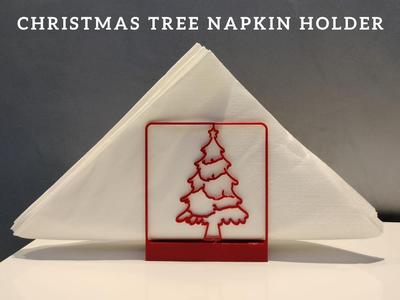 christmas tree napkin holder