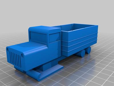Ski truck block maker Toy