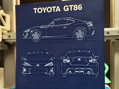 Toyota GT86 Blueprint (Simple)