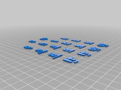 All numbers for number tokens