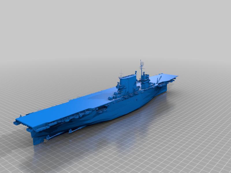 USS Lexington CV-2 WWII Aircraft Carrier