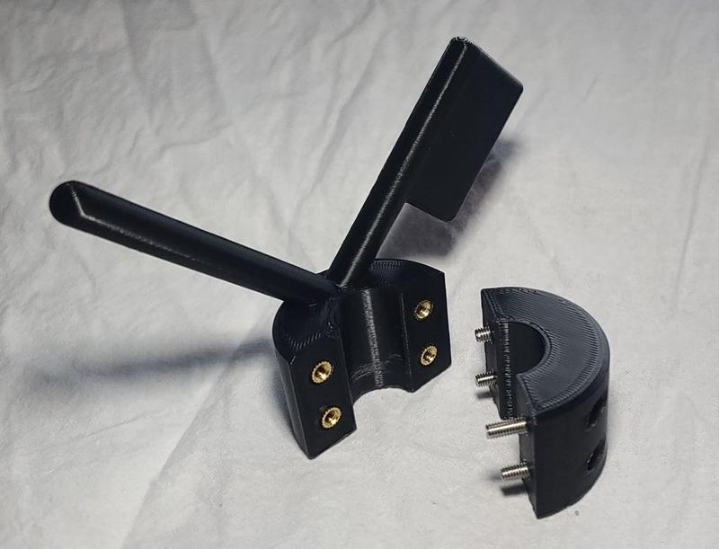 Slide and capo holder for guitar stand w/ 3/4"(19mm) rod