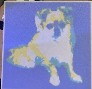 chien lithophane   
