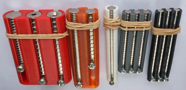 Holders for neodymium magnets