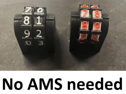 Life counter without AMS