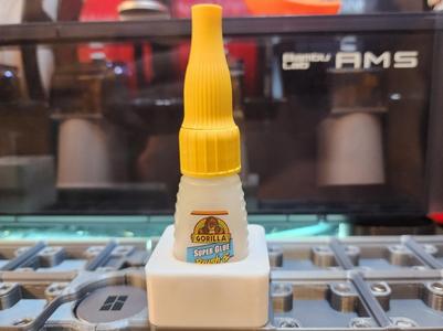 Gridfinity Gorilla Super Glue Brush & Nozzle 1x1 Holder Block