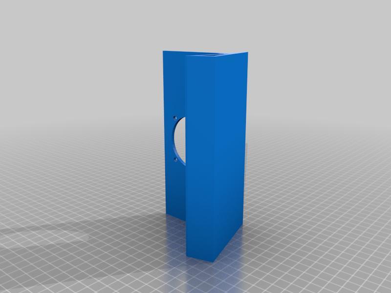 Xiegu X6100 deskstand remix for 12 Volt 60mm fan