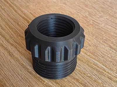 1/2" to 3/4" threaded adapter