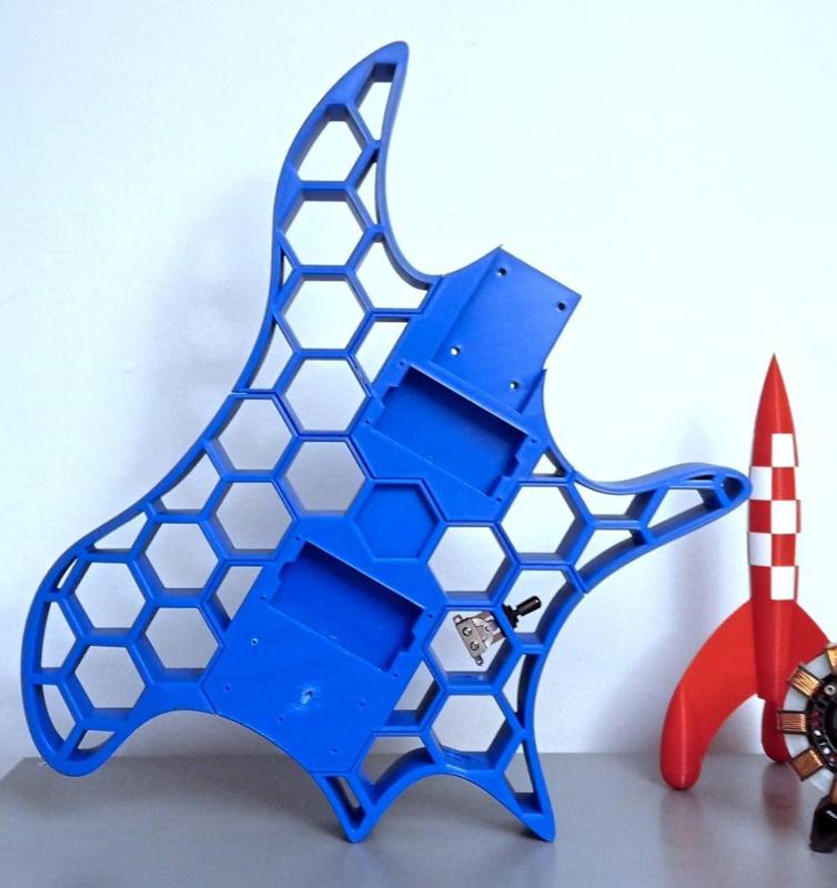 Honeycomb Guitar Body