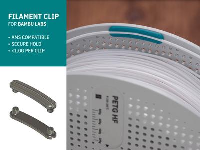Filament Clip for Bambu Labs – AMS Compatible