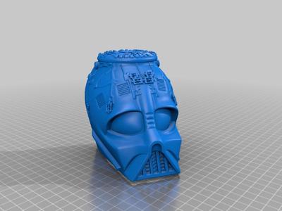 Star Wars Lord Vader Mask, divided