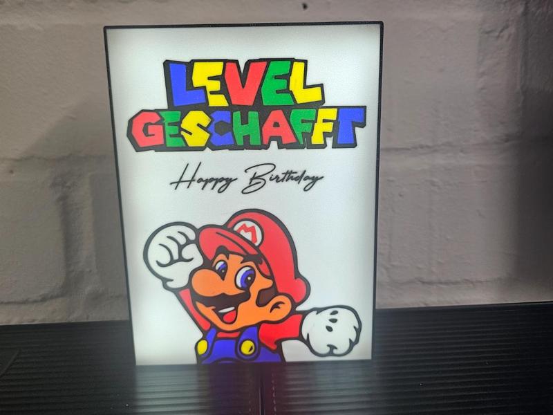 Super Mario sends birthday greetings