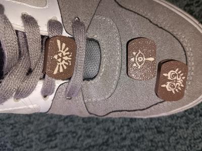 Triforce fan art shoe lace charm