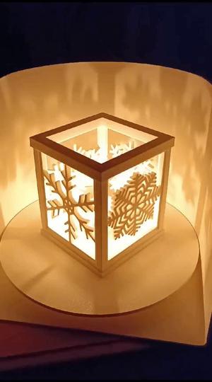 Modular Snowflake Tealight Holder