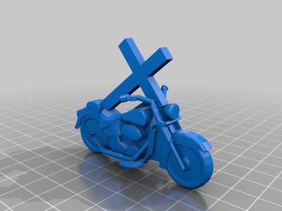 Motorcycle Christmas ornament