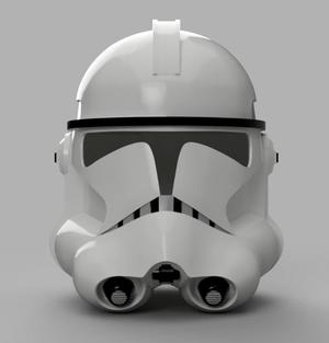 Clone Trooper Helmet Phase 2 Improved Neck Opening