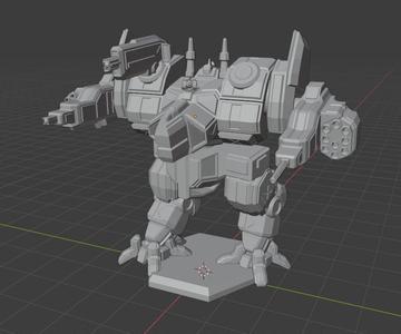 Night Wolf Battlemech