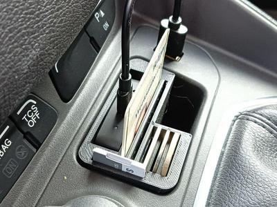 car cockpit coin compartment insert