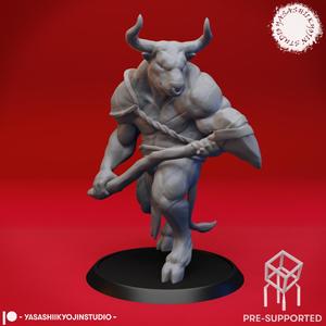 Minotaur - Tabletop Miniature (Pre-Supported)