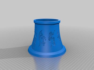 Beatles Lithophane Lampshade