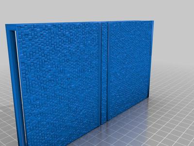 Diorama Modul 1 mit Schienenaussparung