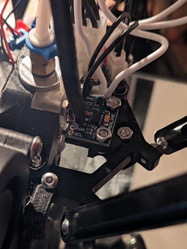 Accelerometer ADXL345 Mount for Microdelta Rework