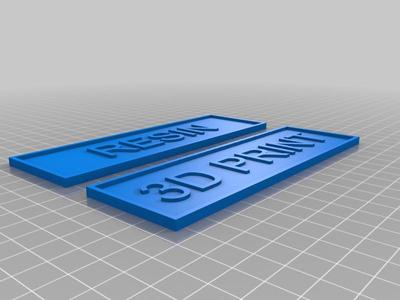 Resin printer and 3D printer badges 