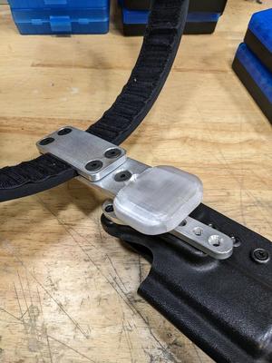 thigh pad for AandAbooks holster hanger (shorter version)