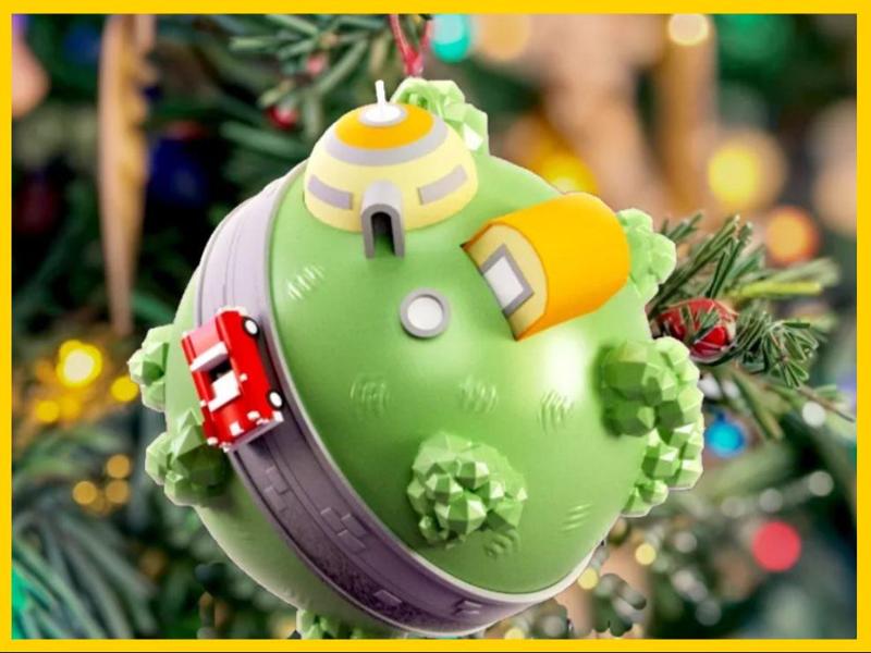 Kaio planet DragonBall christmas ornament
