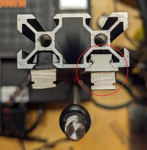 MGN9 to 20mm V-Slot mounting surface plate/rail