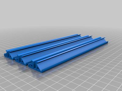 LED Light Strip rail facing up and down with grip for glass shelf