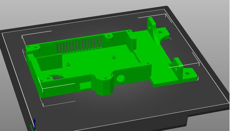 Raspberry Pi 5 inch touchscreen ender 6 mount octoprint octodash